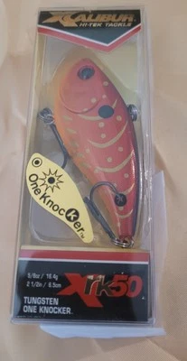 Cebo Crankbait sin labios Xcalibur XRK50 (5/8 oz) de tungsteno One Knocker - rojo Rayburn Foto 1 de 3