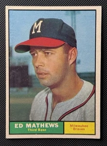 1961 Topps #120 Ed Mathews HOF. VG/EX - Picture 1 of 10