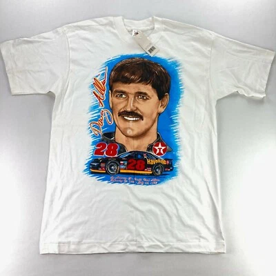 Camiseta De Colección Nueva 1993 David Carl Allison #28 NASCAR Para Hombre Puntada Única • Grande Foto 1 de 4