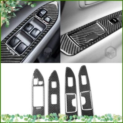 Kits de panel elevador de ventana de fibra de carbono de 6 piezas para Land Cruiser para Lexus LX470 03-07 Foto 1 de 4