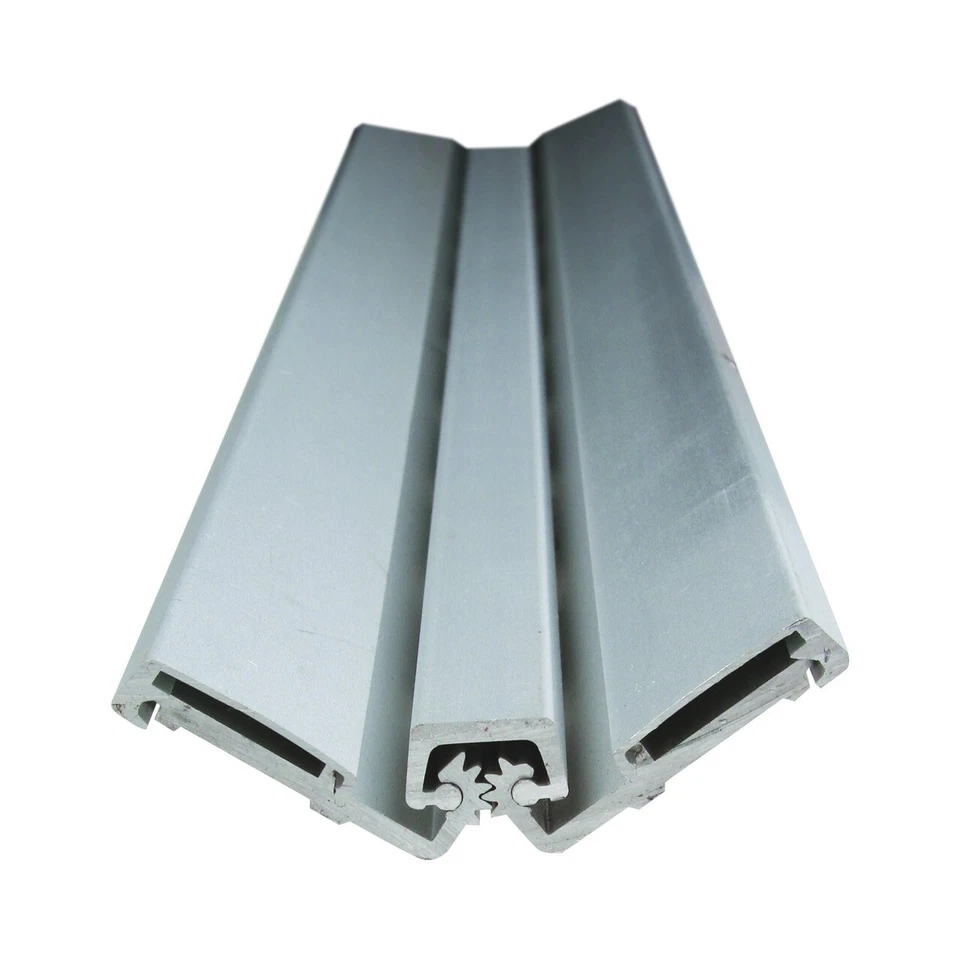 FULL SURFACE BI-FOLDING HEAVY DUTY GEARED HINGE COMERCIAL GRADE 83" ALUMINUM - Image 1 of 3