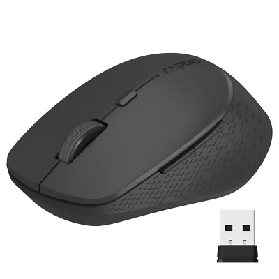 RAPOO M300G Silent Wireless Bluetooth Mouse Multi-Mode 2400DPI for Laptop PC Mac - Image 1 of 4