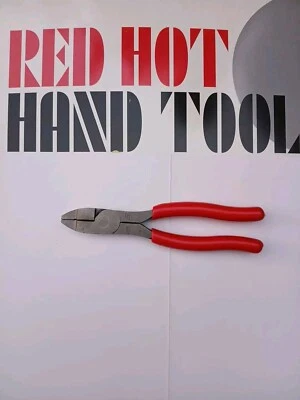 Snap on Tools USA NEW 7" RED Soft Grip HD Combination Lineman Plier 57CF - Image 1 of 4