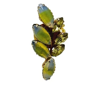 Vintage Giure Glass Adjustable Rhinestone Ring (A1042) - Picture 1 of 4