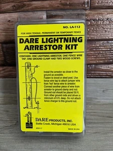 Dare Lightning Arrestor Kit LA-112 Elektrischer Zaun Vieh Kuh Farm Boden AD2133 - Bild 1 von 6