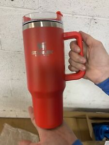 NEW Stanley 40 oz tumbler (with Straw), Red