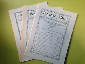 3 Magazine lot, Frontier Times. 1923. - Picture 1 of 3