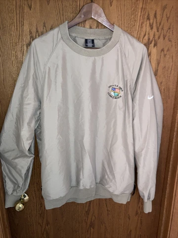 Vintage 2000 Nike 100th U.S. Open Pebble Beach Pullover Jacket, Tiger Woods, M Cover