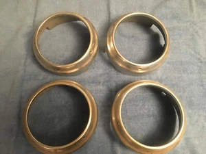 SET 1960 CHEVROLET PASSENGER CAR HEADLIGHT BEZELS - Picture 1 of 5