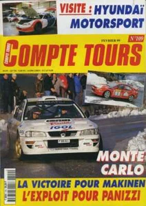 COMPTE TOURS n°109 02/1999 MONTE CARLO HYUNDAÏ SPORT - Foto 1 di 1