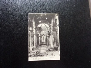 FRANKREICH - Postkarte Longwy-Haut (Kirche nach der Bombardierung) (B42) - Bild 1 von 2
