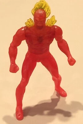 McDonald's Fantastic Four 4 1996 - Antorcha humana (Johnny Storm) juguete Happy Meal Foto 1 de 3