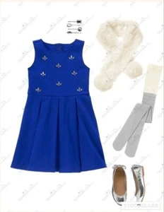 NWT Gymboree Best In Blue Size 6 10 Gem Ponte Dress ONLY Blue Girls Dress Holida - Picture 1 of 1