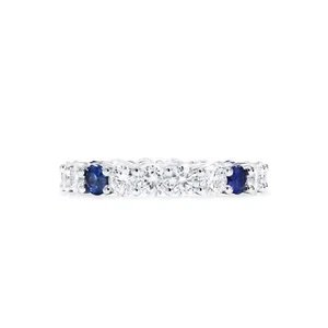 Natural White Diamond Ring 3.33Ct EGLab Certified Round Cut D-F VS Clarity - Picture 1 of 4