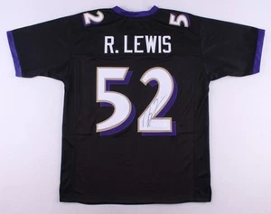 Ray Lewis Signed Ravens Jersey (JSA QR) 13xPro Bowl L.B / 2xSuper Bowl Champion - Picture 1 of 6
