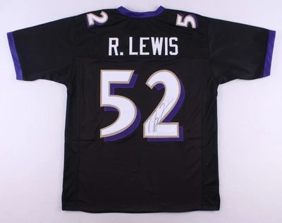 Ray Lewis Signed Ravens Jersey (JSA QR) 13xPro Bowl L.B / 2xSuper Bowl Champion - Image 1 of 4