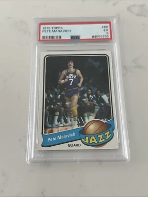1979 Topps #60 - PETE MARAVICH - PSA 5 EX BRAND NEW SLAB!!! - Image 1 of 2