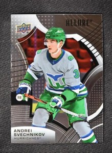 2021-22 UD Allure Base #72 Andrei Svechnikov - Carolina Hurricanes