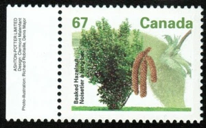 Canada sc#1368 Fruit Tree : Beaked Hazelnut, Mint-NH - Picture 1 of 2