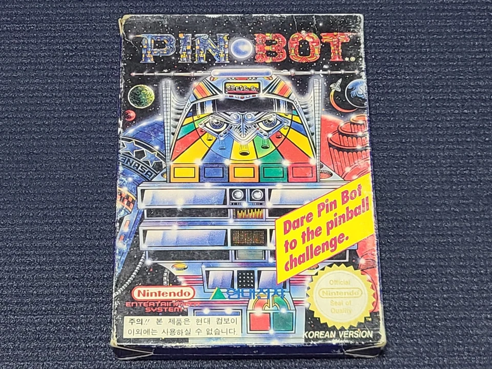 Nintendo Hyundai Comboy Pin Bot Retro Game Korean Version for NES FC UK - Image 1 of 4