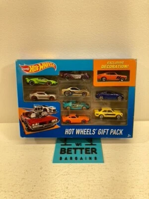 Paquete de regalo Hot Wheels 2016 con 9 autos - Lamborghini, RX-7, Porsche, SS y más! *NUEVO* Foto 1 de 4