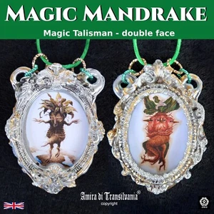 Mandragora Amulet Mandrake Talisman Good Luck Pendant Witch Jewelry Witchcraft - Picture 1 of 24