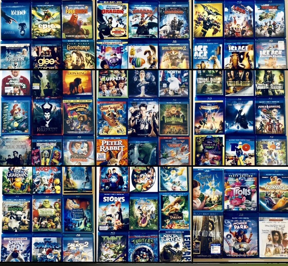 U Pick Your KIDS & FAMILY - Blu-ray Movie LOT - Choose Your Titles! + Flat Ship! - Image 1 of 3