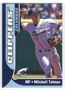 2022 Columbus Clippers (Triple A-Cleveland Guardians) Mitchell Tolman