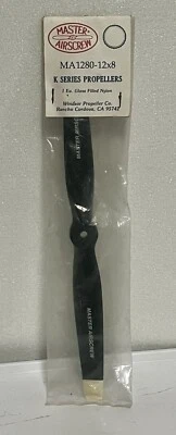 Master Airscrew MA1280 12X8 RC Airplane Prop USA (Sealed Old Stock) - Image 1 of 4
