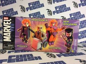 Marvel Universe MiniMates Toys 4-Pack Phoenix Professor X Magneto New Wolverine - Picture 1 of 7