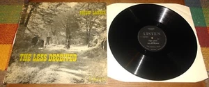 PHILIP LARKIN SIGNED LESS DECEIVED UK LISTEN MARVEL SPOKEN POETRY LP LTD OF 100 - Picture 1 of 11