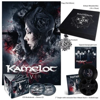SIGNED Kamelot Haven Limited Edition Box Set 2015 Signed Photo & Album Cover - Image 1 of 4
