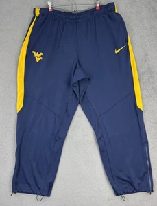 WVU West Virginia Mountaineers Nike DRI FIT Men’s 3XL Warm Up Joggers Sweatpants - Picture 1 of 13