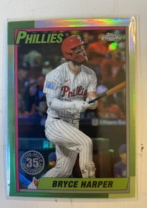 2025 Topps Chrome-1990 Topps-Bryce Harper #90CB-12 - Picture 1 of 2