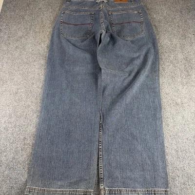 Pepe Jeans Men’s 36x33 Men’s Medium Wash Blue Baggy Fit Wide Leg Y2K Hip Hop 00s - Image 1 of 4