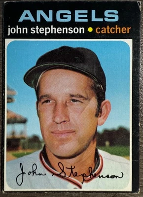 1971 TOPPS #421 JOHN STEPHENSON (CALIFORNIA ANGELS) BASEBALL CARD - Image 1 of 2