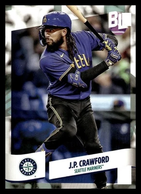 2024 Topps Big League #107 J.P. Crawford Seattle Mariners Baseball Card - Image 1 of 2