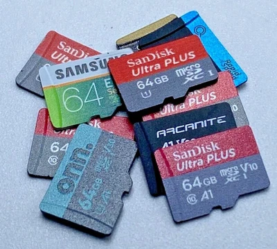 Scheda di memoria memory stick Sony PSP da 64 GB (Micro SD + adattatore Pro Duo) - Immagine 1 di 4