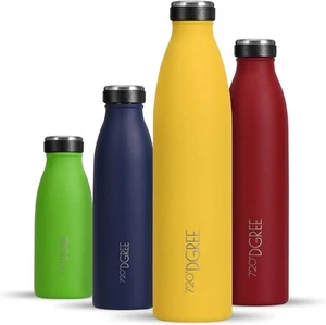 720°DGREE Edelstahl Trinkflasche “milkyBottle” - 1L - BPA-Frei, Auslaufsicher - Bild 1 von 6
