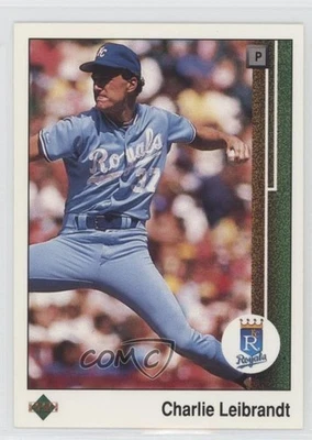 1989 Upper Deck Charlie Leibrandt #637 - Image 1 of 2