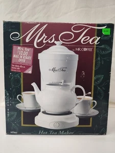 Mrs Tea By Mr Coffee Hot Tea Maker Machine Model HTM1 6 Cup 30oz New In Open Box - Picture 1 of 10