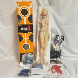 VOLKS DD Dollfie Dream 1/3 Evangelion Rei Ayanami Figure School Swimsuit Damaged - Picture 1 of 10