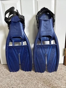 Scubapro Twin Jet verstellbare Flosse Größe Large Made in USA verstellbare offene Ferse - Bild 1 von 7