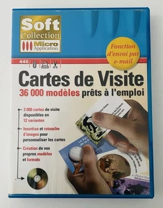 Logiciel « Cartes de visite - 36000 modèles prêts à l’emploi » Micro Application - Afbeelding 1 van 3