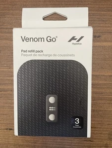 Hyperice Venom Go Wearable Heat + Vibration Pad Refill (Pack of 3) Black - Picture 1 of 2