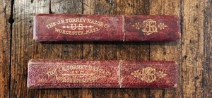 Antique J.R. Torrey Straight Razors with Original Boxes – Worcester, MA ✨️ 🪒 - Picture 1 of 17