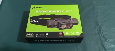 PEAX  Backcountry Duo Headlamp 1000 Lumens **RED* NEW - Image 1 of 2