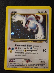 Pokemon Lugia 9/111 Neo Genesis Rara Holo Unlimited Wizards ITA Carte Vintage - Foto 1 di 6