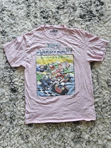 🔥 Super Mario Kart (Super Nintendo) Size M Graphic Print T-shirt Japanese 🔥 - Picture 1 of 4
