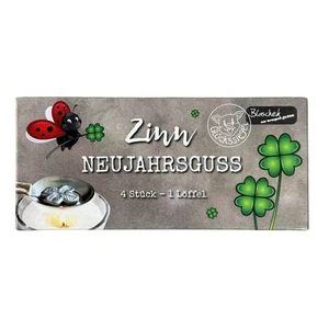 Zinngiessen Wahrsagerei-Partyspiel Neujahrsguss Gesellschaftspiele Silvester - Bild 1 von 4